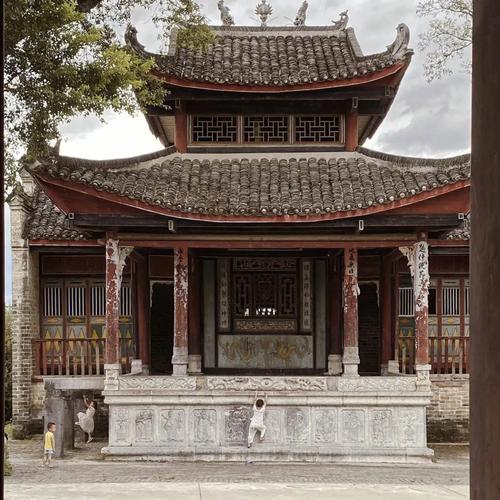 各具特色的明清風(fēng)格戲臺@陜西古錦園林古建工程